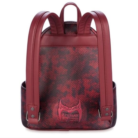 Disney Parks Loungefly Mini Backpack - Marvel Scarlet Witch Snakeskin Pattern main image 9